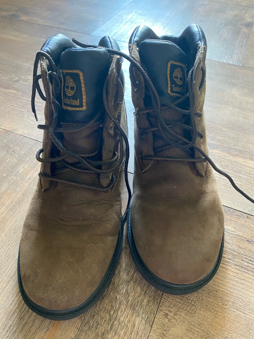 Timberland Brown Leather Lace-Up Men's Work Boots
